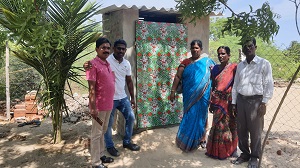 Donation of sanitary rest rooms India