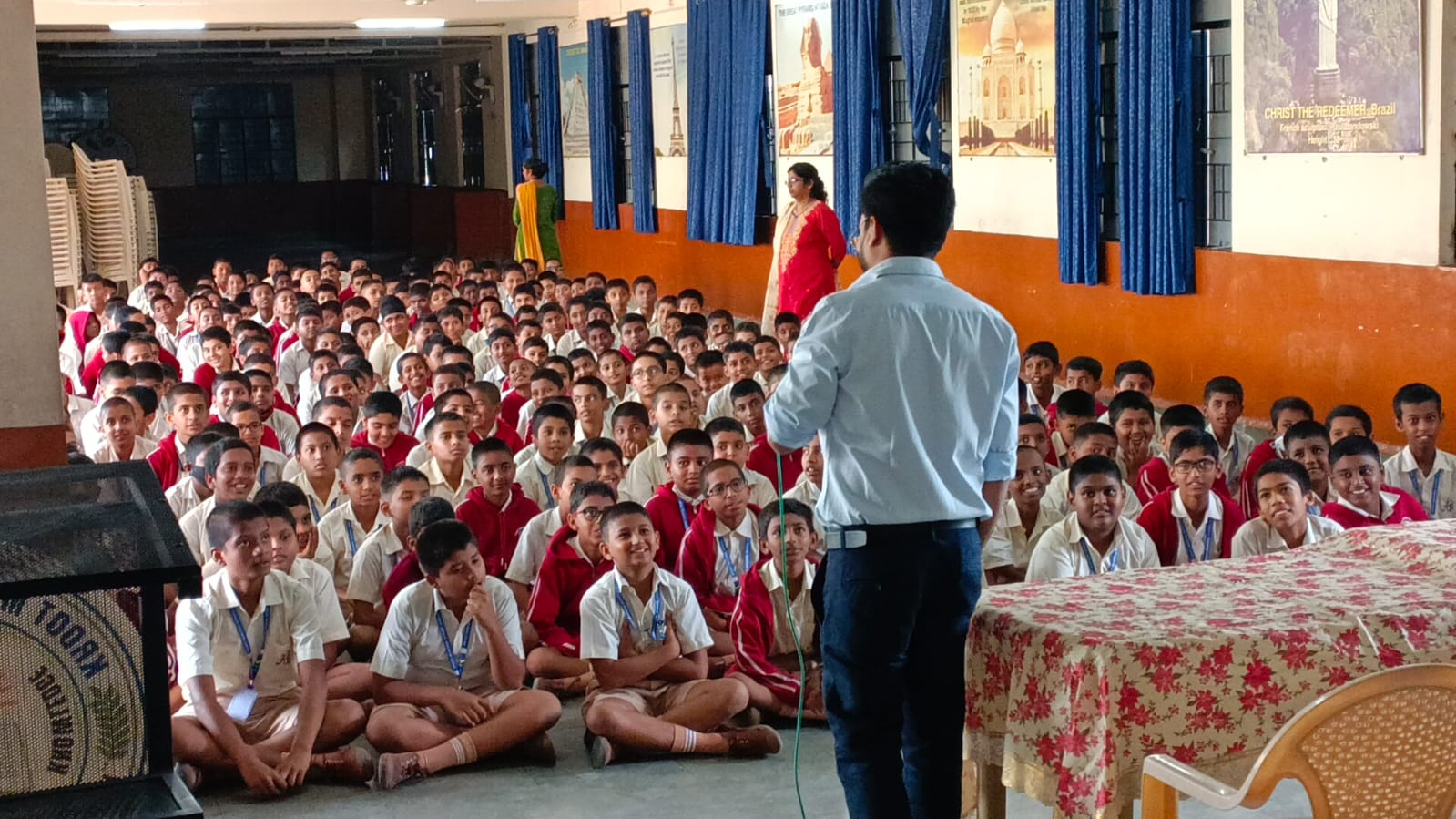 health camp at Kroot Memorial School in Wanowrie, Pune India