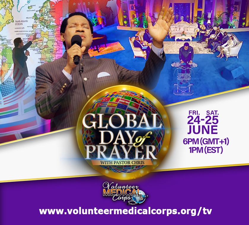 Counting Up  to June 2022 Global Day Of Prayer With Pastor Chris