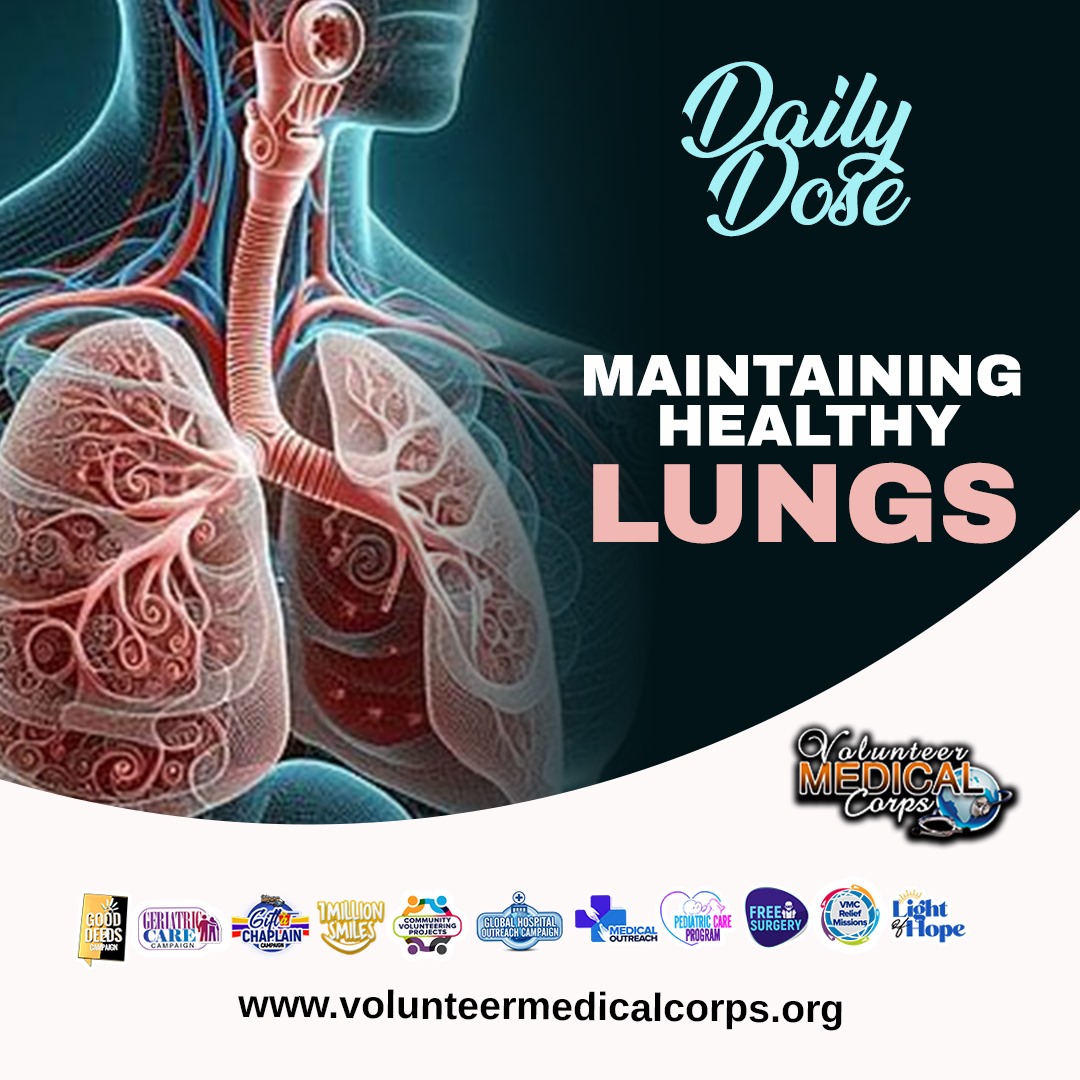 KEEPING HEALTHY LUNGS