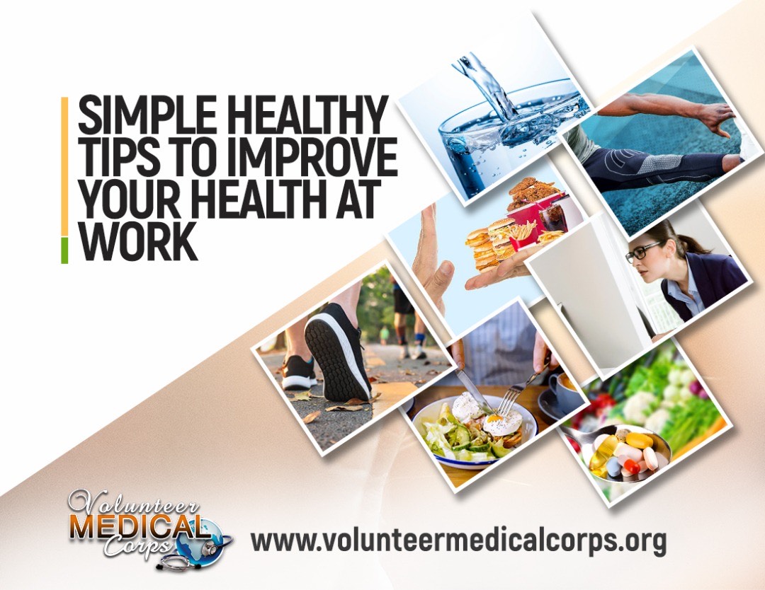 Simple Healthy Tips to Improve Your Health at Work 