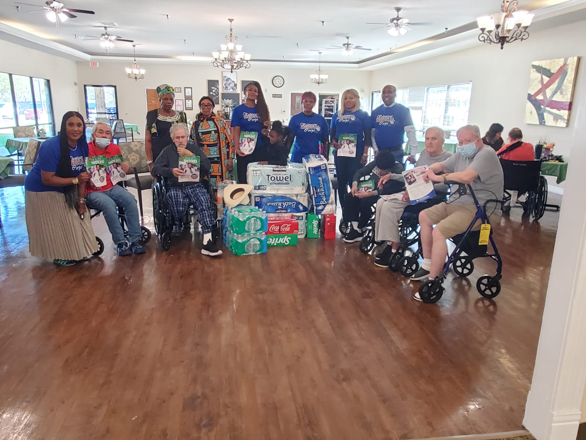 SPECIAL VISIT TO THE GREEN OAKS HOME TEXAS