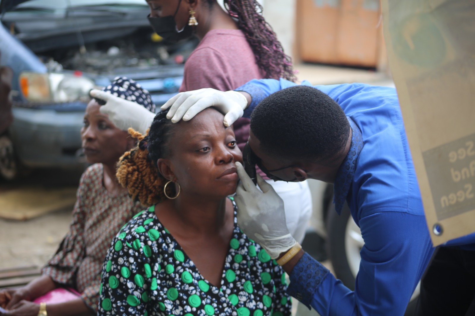 Volunteer Medical Corps Gifts Free Eye Care Services to Families in Alausa Community, Lagos, Nigeria