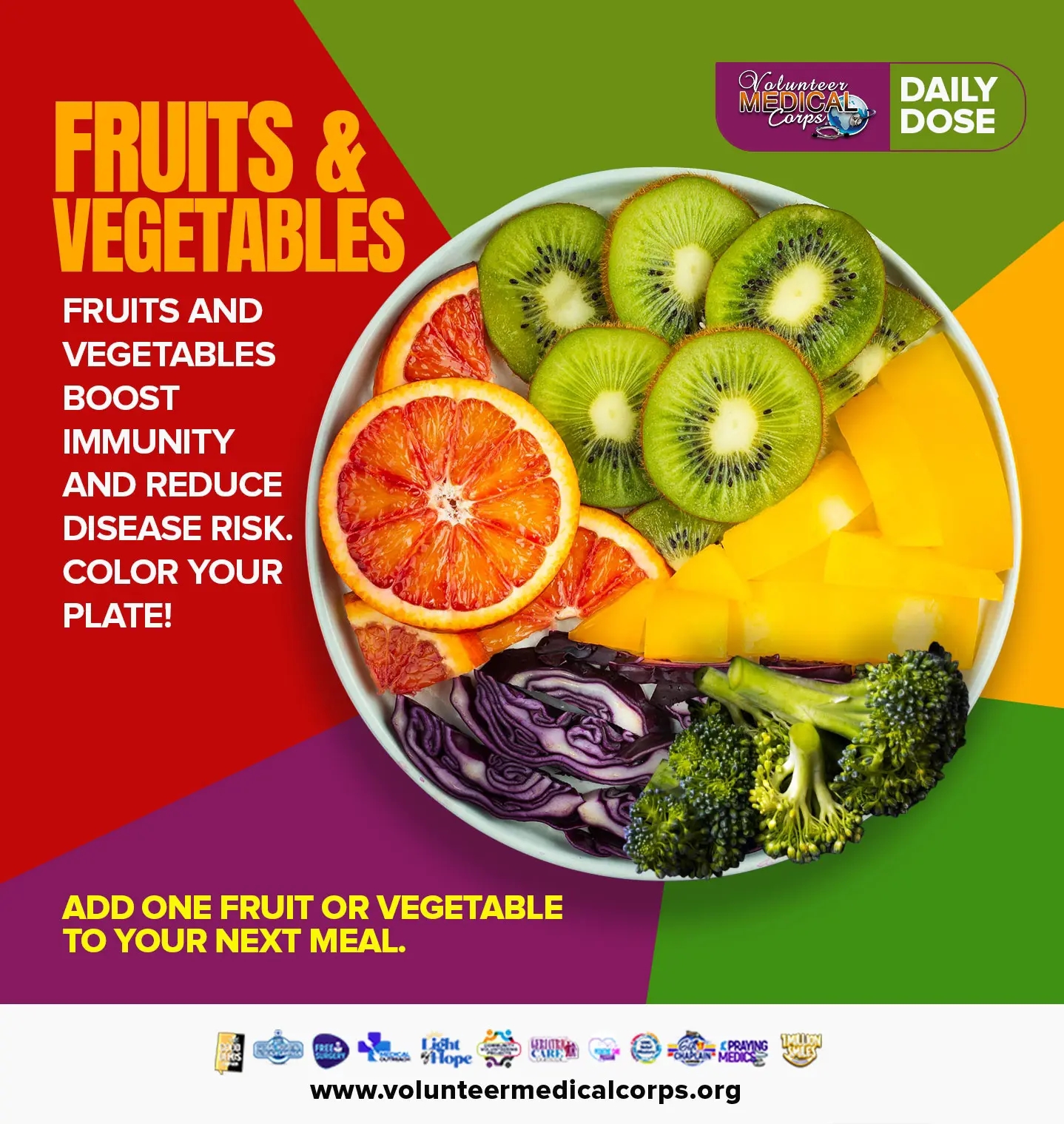 Love Your Fruits And Vegetables 