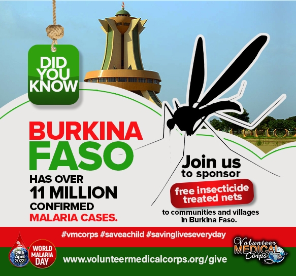 Did you know that Burkina Faso has over 11 Million Confirmed Malaria Cases? 