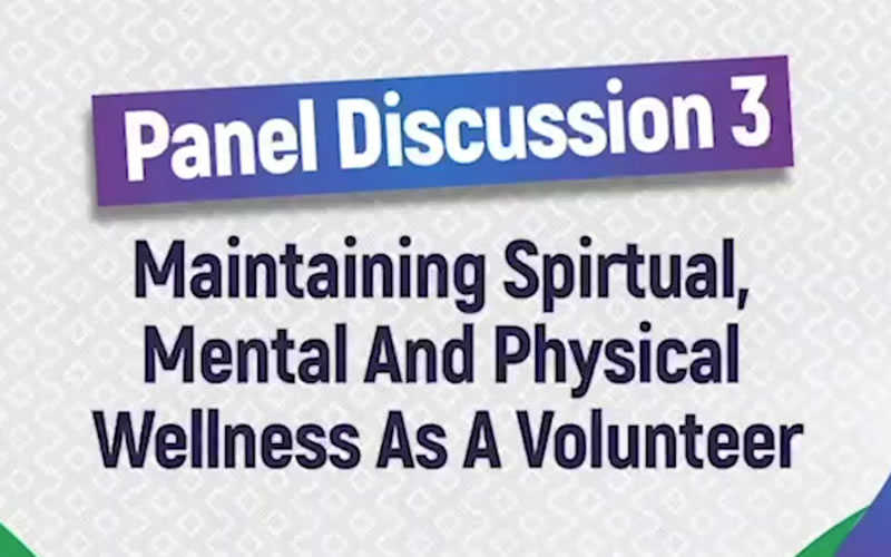 VMC: Maintaining Spiritual, Mental & Physical Wellness As A Volunteer