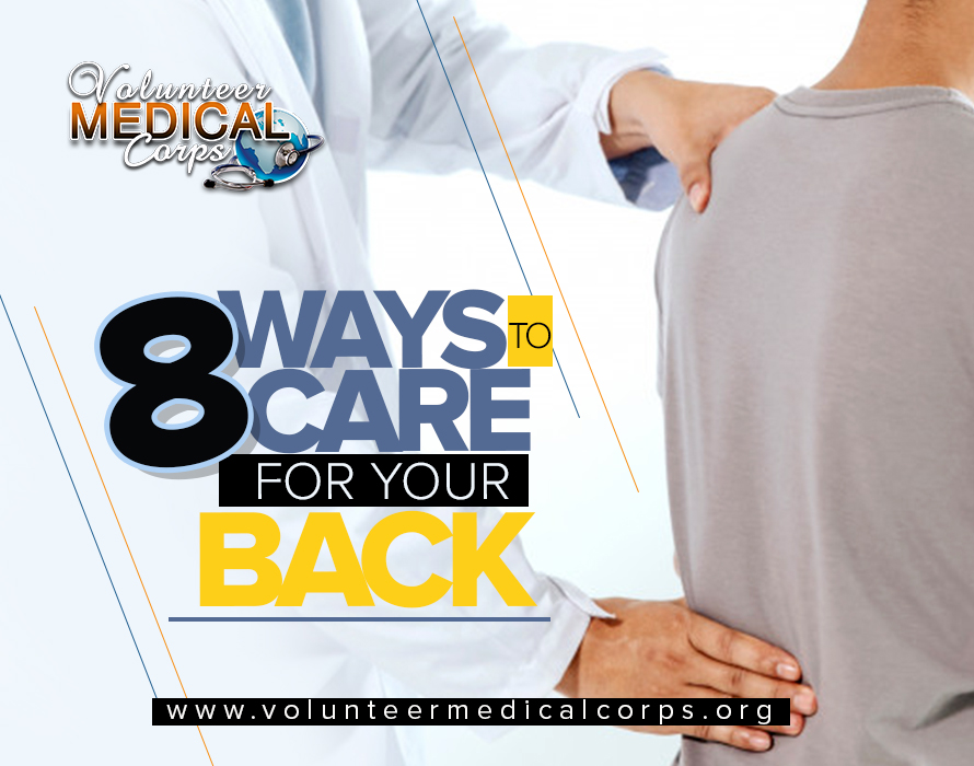  8 WAYS TO CARE FOR YOUR BACK.