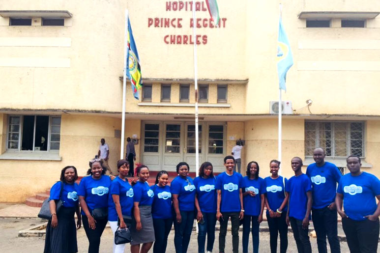 VISIT TO HOPITAL PRINCE REGENT CHARLES, BURUNDI