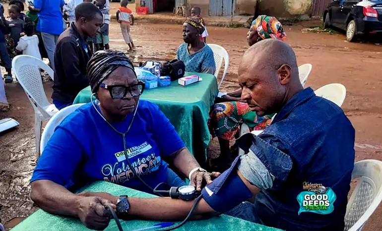 COMMUNITY HEALTH OUTREACH AT KAKURI, KADUNA, NIGERIA