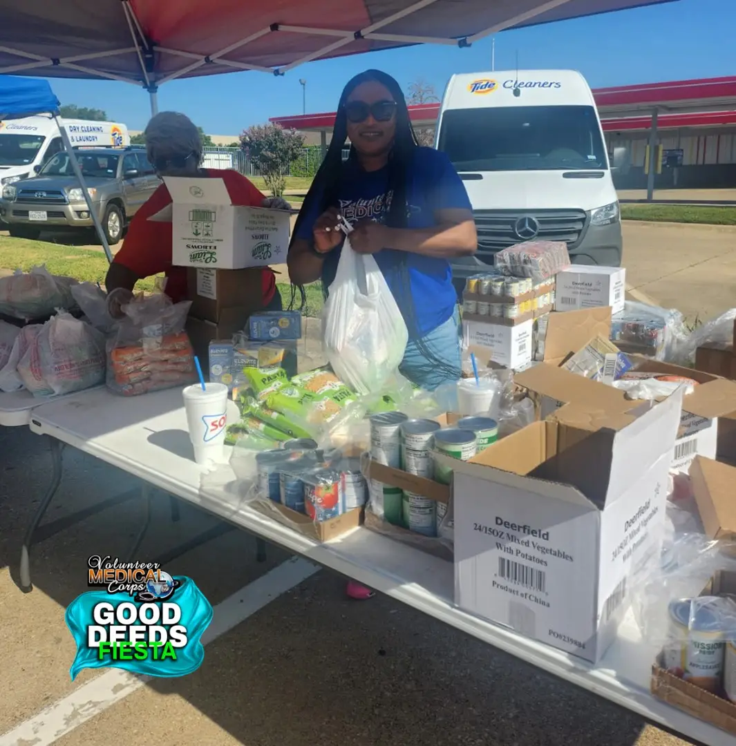Volunteer Medical Corps Dallas Food Drive