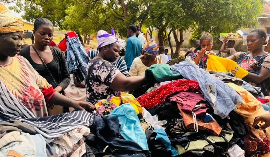 Putting smiles on the faces of the women and children at New Ningo District in Greater Accra, Ghana